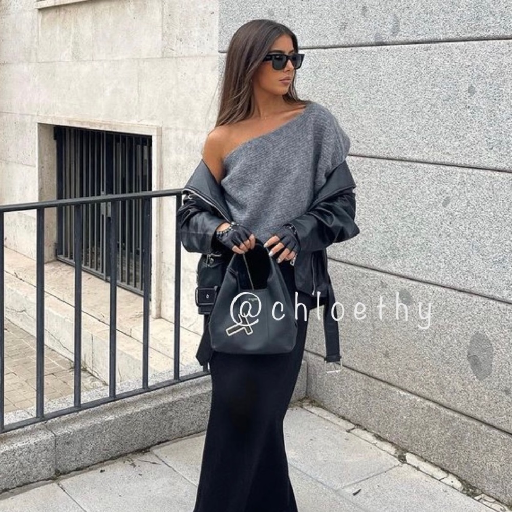 Zara ASYMMETRIC KNIT BOLERO